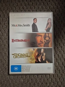 Mr & Mrs Smith / Entrapment / Thomas Crown Affair (DVD, 1999) Region 4 - Picture 1 of 2