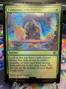 Commune with Beavers- Magic: Final Fantasy C 0182 Foil - Picture 1 of 2