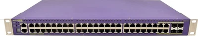 Extreme Summit X440-48t 16505 48-Port RJ-45 GE Switch 4x SFP + Rack Ears - Image 1 of 4