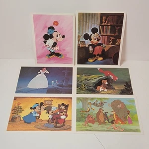 Lot von 6 Vintage 80er Walt Disney WDP Technicolor Postkarten unbenutzt unzirkuliert PA - Bild 1 von 8