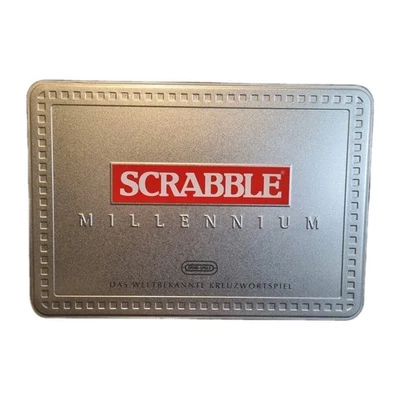 Scrabble Millennium limitierte Auflage - Metallbox - Top Zustand Inhalt NEU - Bild 1 von 4