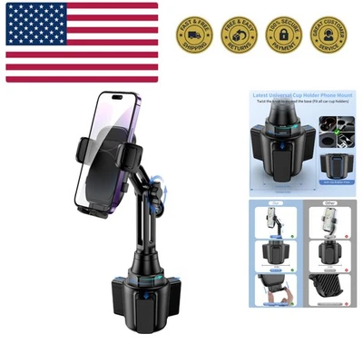 Cup Phone Mount for Car, [Upgraded Version] Universal Cup Phone Cradle Holder... - Image 1 of 4