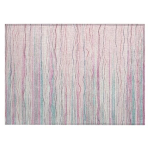 Chantille ACN996 Pink 1'8" x 2'6" Indoor Outdoor Area Rug, Easy Clean, Machin... - Picture 1 of 6