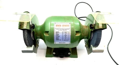 Bench Grinder Heavy Duty Model BG-6 WORKS GREAT 1/2 HP 3450 RPM - Image 1 of 4