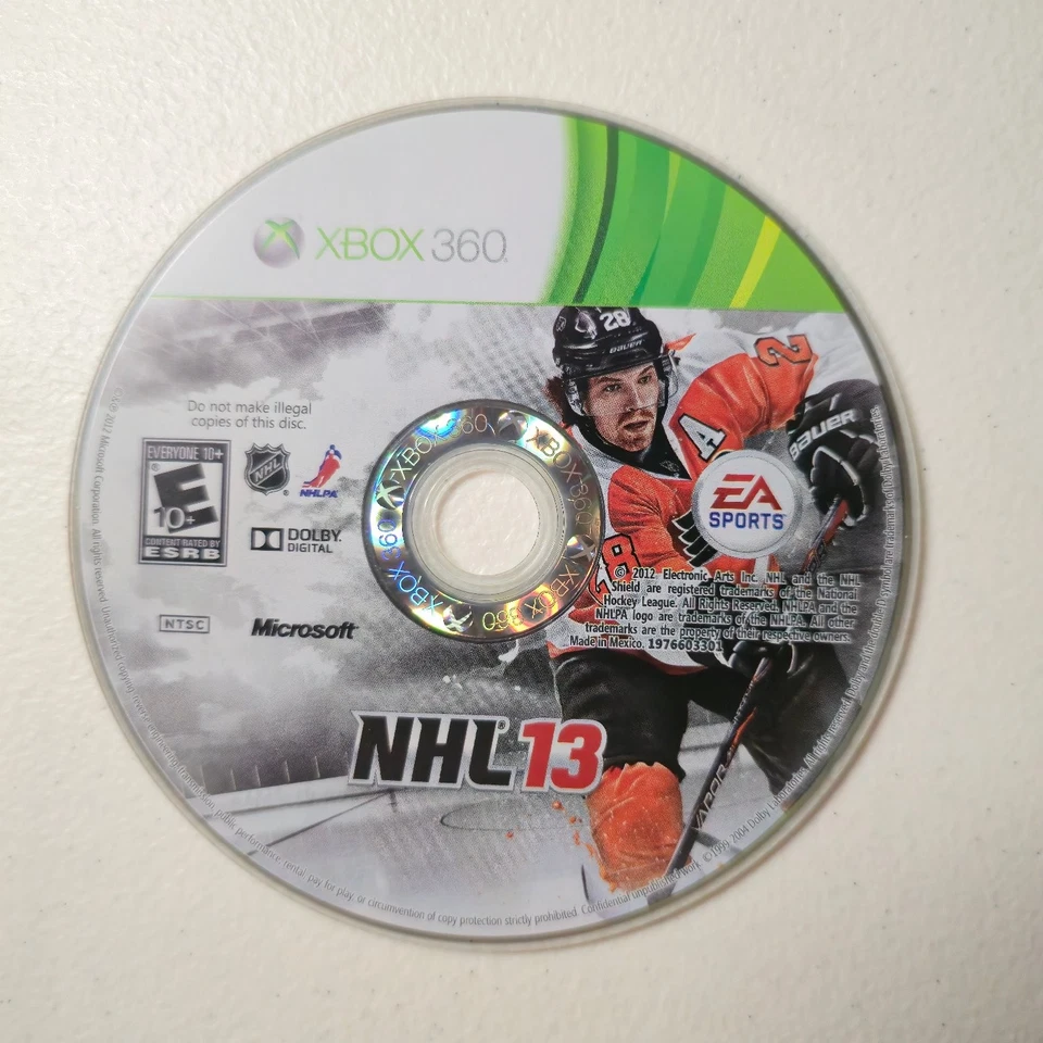 NHL 13 Xbox 360 Video Game Multiplayer EA Sports Hockey - Image 1 of 1