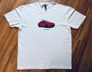 Tomato Tomauto Red Sport Race Car GLI White T Shirt XL EUC White - Picture 1 of 7