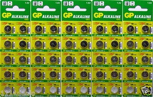 AG10 LR1130 LR54 GP189 389 Button Cell 1.5v Alkaline Batteries x 50 - Picture 1 of 1