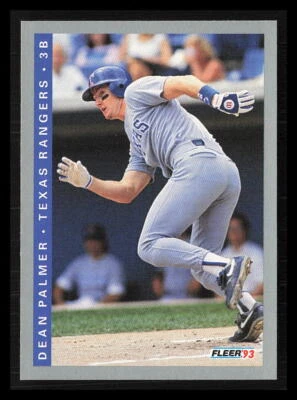 Dean Palmer 1993  Fleer #325  Texas Rangers - Image 1 of 2