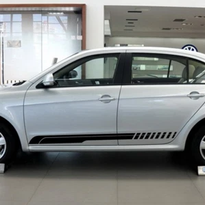 Car Stickers Rally Stripes 66'' for LAVIDA Vinyl Lower Door Panel Decals ZC1316 - Imagen 1 de 5