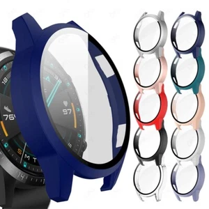 Matowe etui + ochraniacz ekranu do Huawei GT 2 42mm 46mm Futerał ochronny Bumper - Zdjęcie 1 z 20