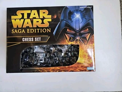 Parker Brothers Star Wars Saga Edition Chess Set COMPLETE Figures Disney Vintage - Image 1 of 4