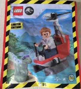 LEGO - Jurassic World -122403 -Owen with Helicopter and Raptor - Mini Set- New ¬ - Picture 1 of 1