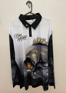 Mad Keen Barra Addict Fishing Jersey - Size 2XL - Picture 1 of 2