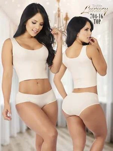 Thaxx Luxury Shapewear Women's Top, Beige - Picture 1 of 10