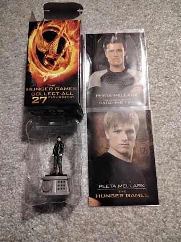 Peeta The Hunger Games Mini Collectible figure with two trading cards. See pics Cover