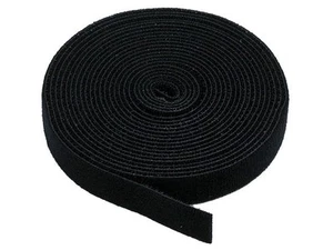 Fastening Tape 0.75-inch Hook & Loop Fastening Tape 5 yard/roll - Black - Picture 1 of 3