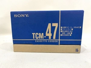 Grabadora de casete Sony TCM-47 grabación y reproducción rara nueva de Japón - Imagen 1 de 6