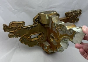 Vintage asiatische Drachen Kragsteine skulpturale Fiberglas architektonische Wandhalterung - Bild 1 von 18