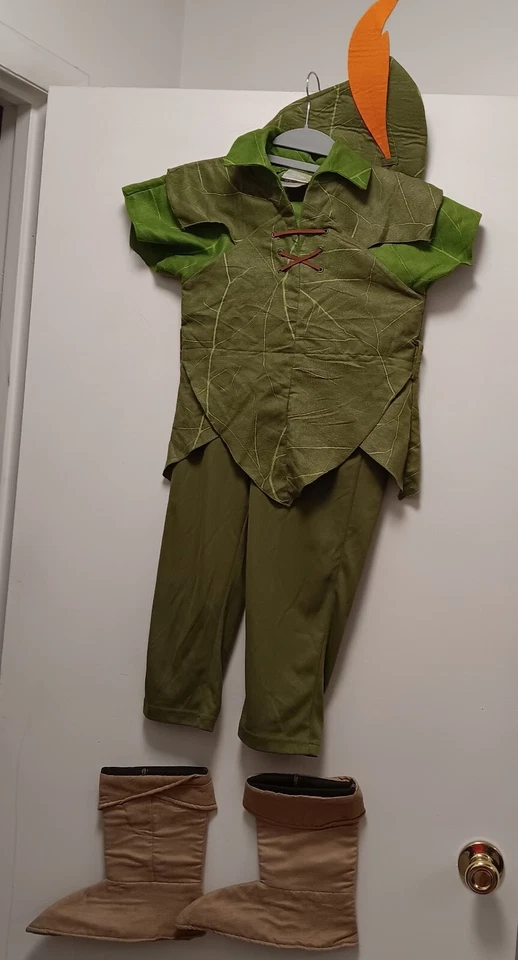 Nuevo Disfraz de Peter Pan Deluxe Disney Store para Niños Jóvenes + Accesorios Talla S 5/6 Foto 1 de 1