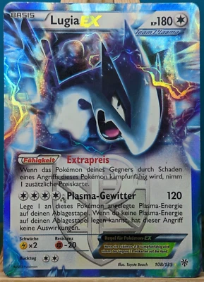 POKEMON - Plasma Sturm - Lugia EX - 108/135 - deutsch - Bild 1 von 2