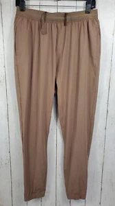 Gymshark Studio Slim Fit Drawstring Joggers Women's Large Brown A1A3U - Picture 1 of 10