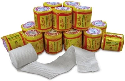 AMBRA LEROY Le Roy Mexican Gauze Boxing Hand Wraps Elastic Bandages Revgear 16 pack