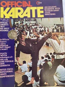 OFFICIAL KARATE MAGAZINE AUGUST 1974 VOL 6 # 38 MARTIAL ARTS MAGAZINE - Imagen 1 de 3