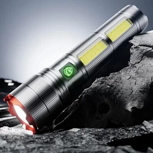 Powerful Dual-Source Aluminum Alloy Flashlight: Brightness Meets Durability - Picture 1 of 10