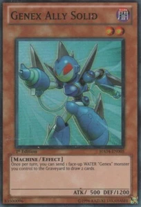 3 x Genex Ally Solid - HA04-EN005 - Super Rare - 1st Edition Near Mint, English - Picture 1 of 1