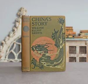Rare Antique Old Book China Myth Legend 1911 Illustrated Asia Feudal Empire ⭐ - Picture 1 of 24