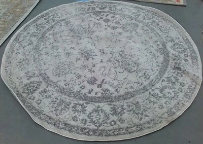 Tapete com defeito marfim/prata 8'-0" x 8'-0", preço reduzido 1172771882 ADR109C-8R - Imagem 1 de 4