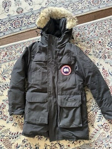 CANADA GOOSE Citadel Parka Men Hood Jacket down M Medium Authentic clour Black - Picture 1 of 8