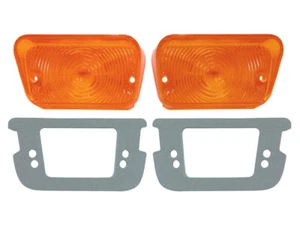 1966-67 Fairlane Lamp Lenses Gaskets Parking Turn Signal Front LH RH New - Picture 1 of 2