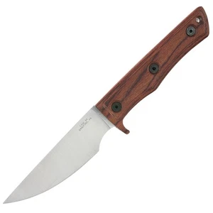 CASE XX KNIVES BLACK RUST SMOOTH HARDWOOD GRAIN FIXED BLADE HUNTER FB1012 420HC - Picture 1 of 2