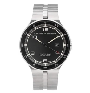 Reloj automático para hombre Porsche Design Flat Six 44 mm esfera negra P.635042440276 - Imagen 1 de 6