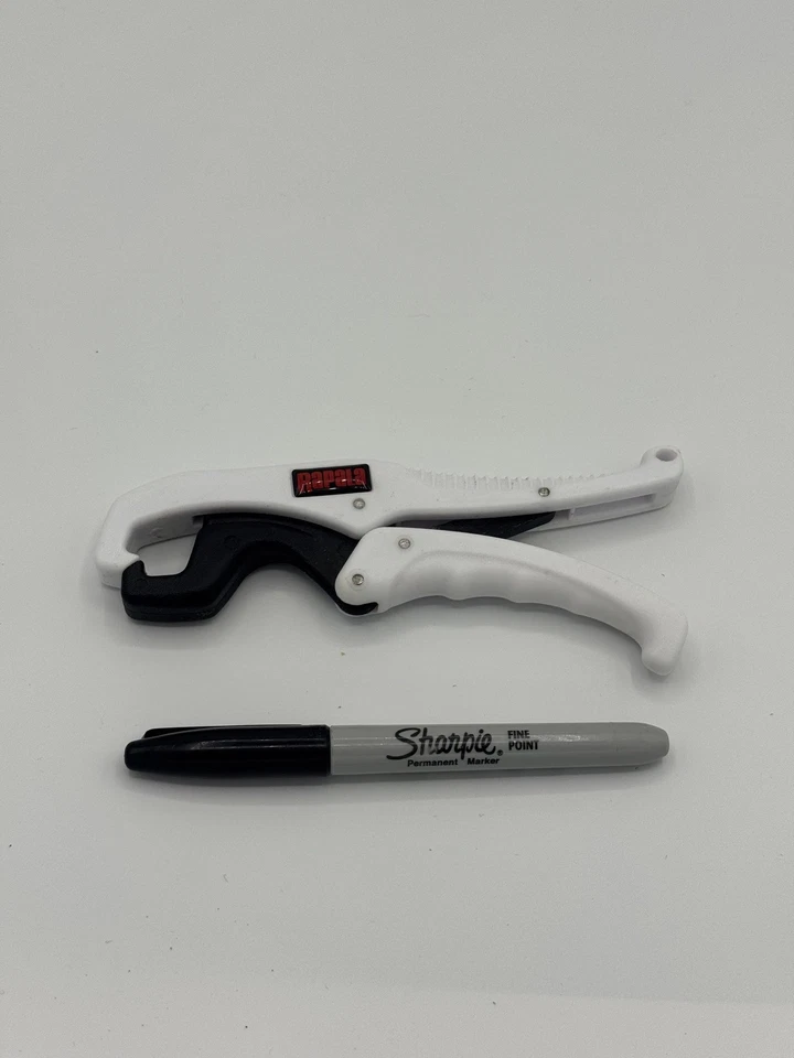 Agarre ergonómico de plástico blanco y negro Rapala Fish Gripper 6" Foto 1 de 1