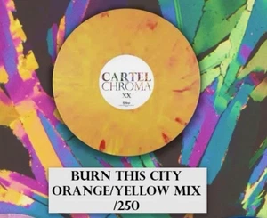 Cartel Chroma Burn This City Orange Yellow Mix /250 Vinyl Presale - Imagen 1 de 1