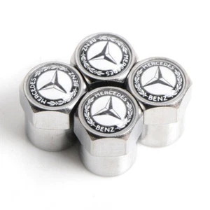 4x Ventilkappe Luftventil Abdeckungen For Mercedes-Benz C E S Klasse Class - Picture 1 of 11