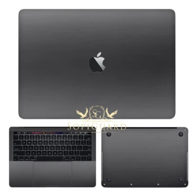 SopiGuard Carbon Matte Sticker Skin 2020 Macbook Pro 13 Touch Bar A2289 / A2251 - Image 1 of 4