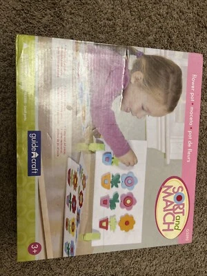 Guidecraft Sort And Match Flower Pot - Image 1 of 4