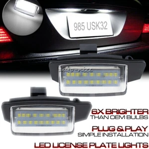 Plaque d'immatriculation numéro 18 DEL lumière pour Mitsubishi Lancer Sportback Outlander 2 pièces - Photo 1/9