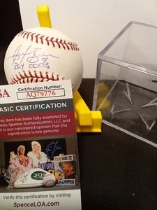 Ángel Berroa Royals Dodgers Inscribed ROY 2003 Auto Baseball JSA BB # - Picture 1 of 3