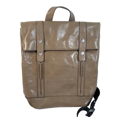 Mochila Cartera Treasure Bond Remy Cuero Genuino Taupe/Marrón Correas Ajustables Foto 1 de 4