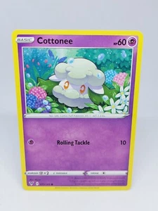 POKEMON CARD TCG NON HOLO COTTONEE 075/185 COMMON NM/M VIVID VOLTAGE SWSH - Picture 1 of 2