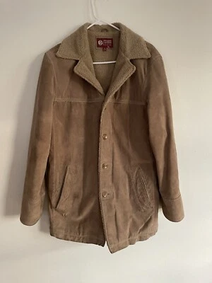 Vintage Wilsons Julian Suede Jacket Small Sherpa Coat y2k Western Cowboy Rancher - Image 1 of 4