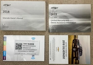 2018 Chevrolet Silverado Owners Manual User Guide w/ Supplements - Picture 1 of 4