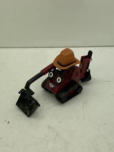 Benny Bob the Builder Cowboy Hat Diecast 5" Backhoe Scoop 2005 Red Black  - Picture 1 of 4