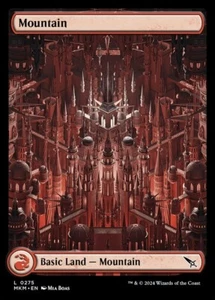 1x - MOUNTAIN - #275 - Full Art - Murders at Karlov Manor - NM MTG - Picture 1 of 1