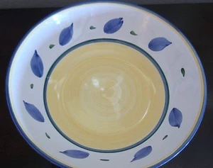 Williams Sonoma Tournesol Italian 13" Platter Yellow,Blue,Green - Picture 1 of 2