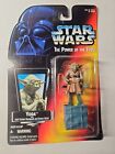 1995 STAR WARS POWER OF THE FORCE YODA w JEDI TRAINER BACKPACK & GIMER STICK